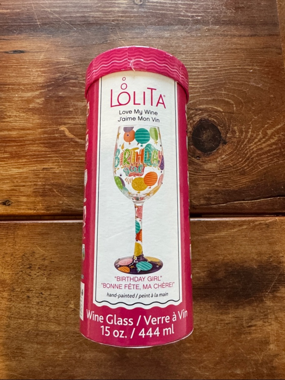 Lolita Birthday Girl Wine Glass